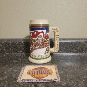 1998 Anheuser Busch Budweiser Stein Grant's Farm Holiday, No Box